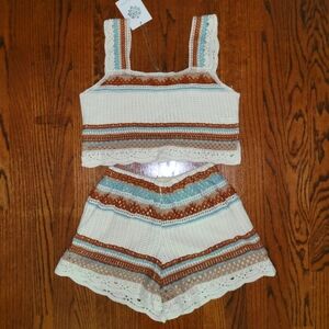 Rebellion Crochet Knit Coord Set